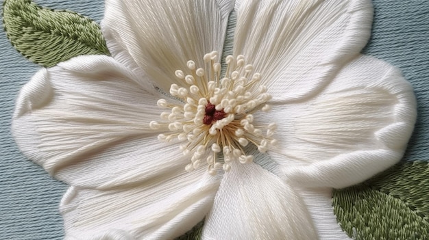 detail vyšívaného vzoru